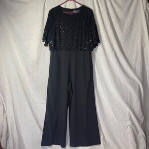 Donna Ricco New York Women’s One Piece Pant Suit Sz 16